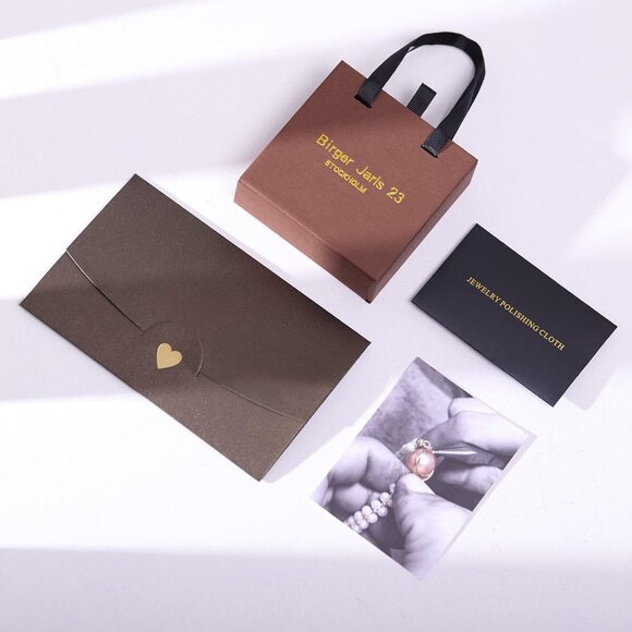 Women's 14k fish hook gold Dainty gold Wire Wrap pearl drop Earrings - Picture 6 of 6